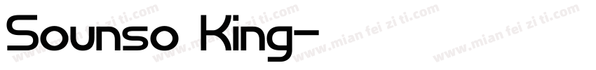 Sounso King字体转换